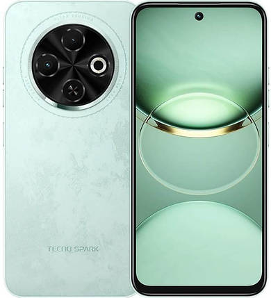 Tecno Spark 30c (KL5n) 4/128Gb NFC Magic Skeen Green UA, фото 1