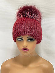 Жіноча шапка з хутра ондатри  "Малібу"