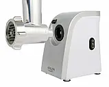 М'ясорубка електрична Adler AD 4808 (1500 Вт, 3 ситечка, насадка для ковбасок, реверс, компактна), фото 5