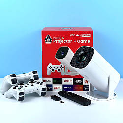 Проектор+Game P30Max |Android 11, 180 lumen, Bluetooth+WiFi, 1280*720P| Білий 50736