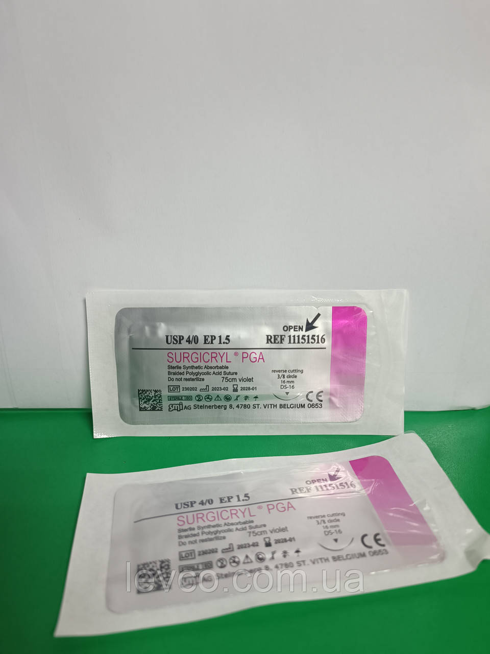 СУРГІКРИЛ ( SURGICRYL) ШОВНИЙ РОЗСМОКТУЮЧИЙ МАТЕРІАЛ, фото 1