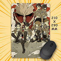 Килимок для миші А4 210x290 мм Attack on Titan 002