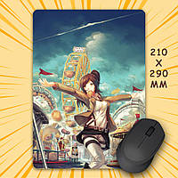 Килимок для миші А4 210x290 мм Attack on Titan 004