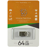 Флеш-драйв USB 3.0 Flash Drive T&G 106 Metal Series 64GB Срібний