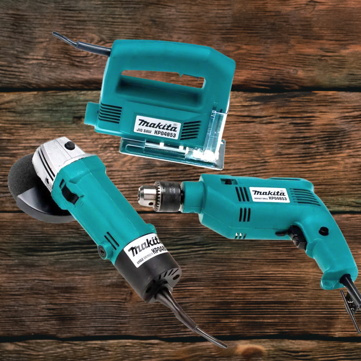 Набір електроінструментів 3в1 у валізі Дриль, Лобзик, Болгарка, WW-333, фото 1