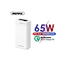 Павербанк Remax Dinba 40000mAh White QC + PD 65W (RPP-310) збільшеної потужності 65W, фото 2