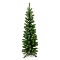 Новорічна штучна ялинка-олівець вузька 140 см зелена