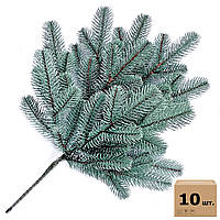 Гілка ялинки штучна Lux 60 см блакитна (упаковка 10 штук)