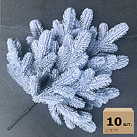 Гілка ялинки штучна Lux 60 см засніжена (упаковка 10 штук)