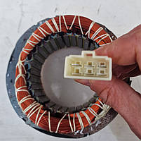 Генератор Статор генератор + корь 1,2-1,8 квт. 152/154 двигун без щеток, фото 3