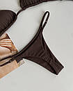 Купальник жіночий роздільний Yasmin шоколад, фото 7