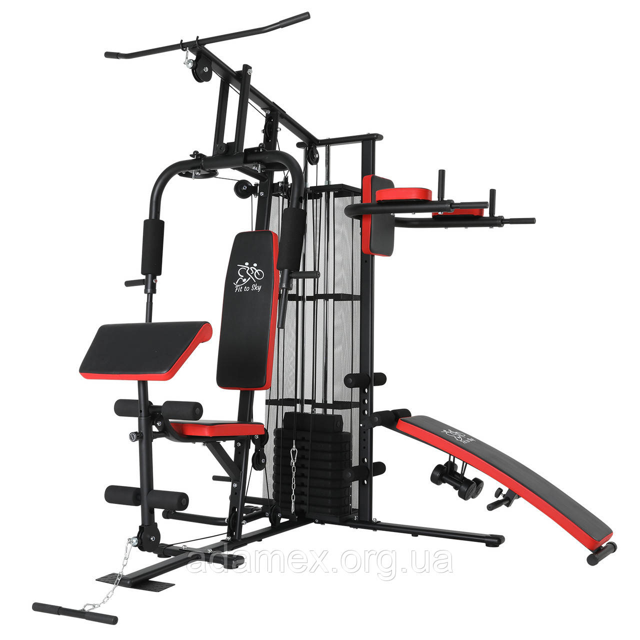 Силова станція, тренажер FitToSky ES-409 65 кг.багатофункціональний