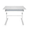 Дитяча парта-трансформер для школяра хлопчика Fundesk Dolore Grey з регулюванням висоти стільниці для школяра, фото 7