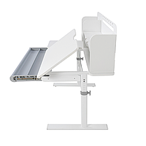 Комплект парта-трансформер із надбудовою Fundesk Dolore Grey Plus і крісло Fundesk LST3 Blue-Grey для школярів, фото 5