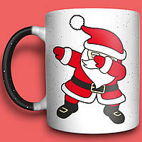 "Santa deb" з принтом на Миколая і Новий Рік, хамелеон 330мл