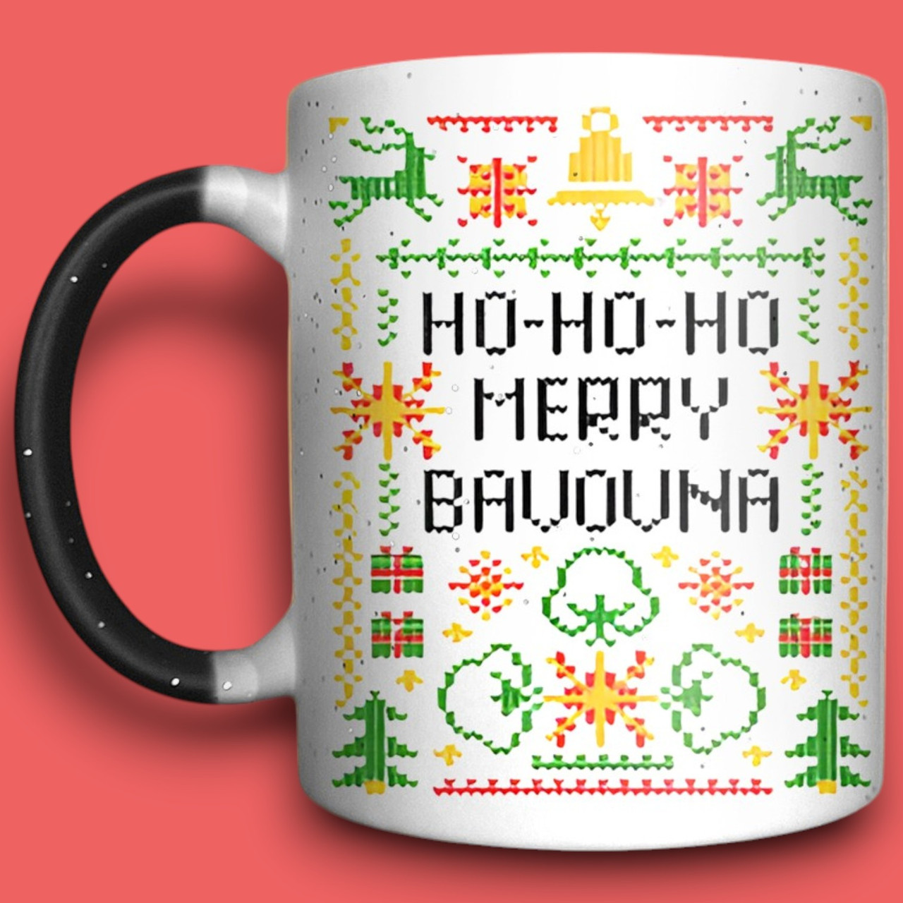 "Marry Bavovna" чашка з принтом на Миколая, хамелеон 330мл, фото 1