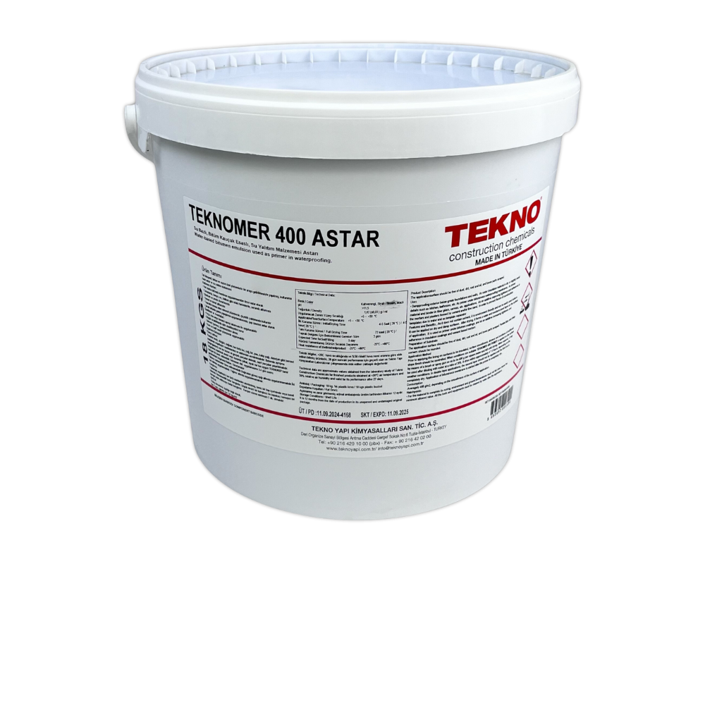 Бітумно-каучуковий праймер Teknomer 400 Astar 18 кг.