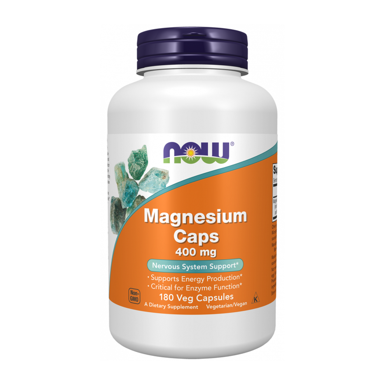 Магній Now Foods Magnesium Caps 400 мг 180 вегетаріанських капсул