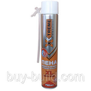 Піна монтаж. багатоцільова XL X-TREME 750 мл PRO. 2в1 (12шт/кор)