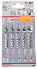 Пилка Bosch T144DF 5шт по дереву оригінал 2608634567