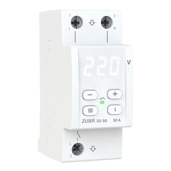 Реле напруги на 2 модулі ZUBR D2-50