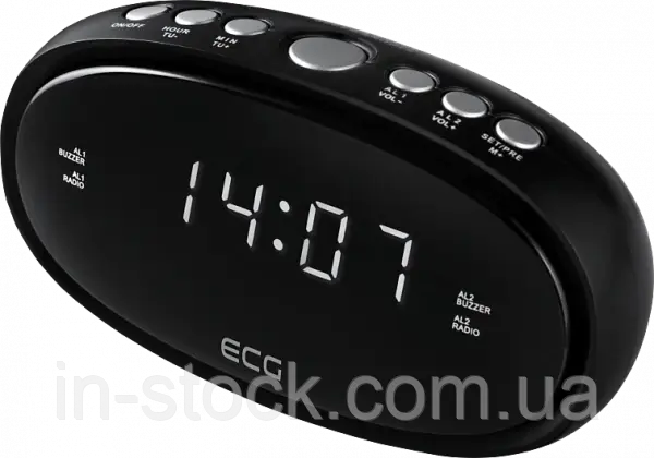 Радіо-годинник ECG RB 010 Black