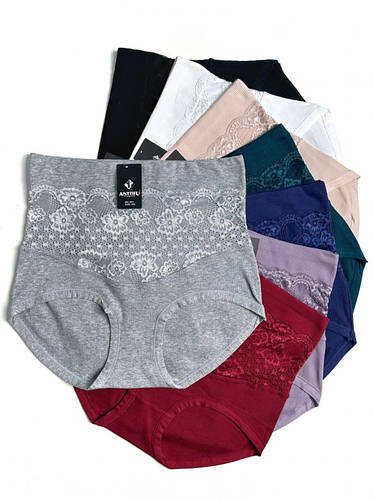 Трусы женские с высокой талией хлопковые (ID#2426712630), цена: 133.65 ...