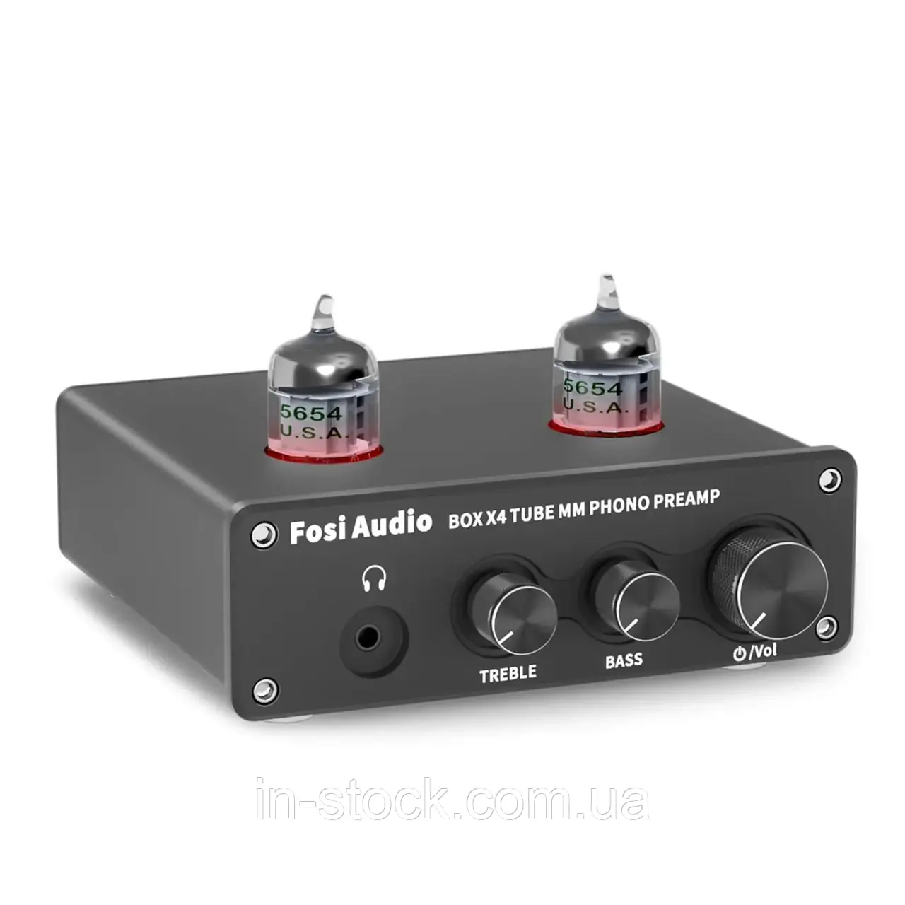 Передпідсилювач звуку Fosi Audio BOX X4 black + блок живлення 12V