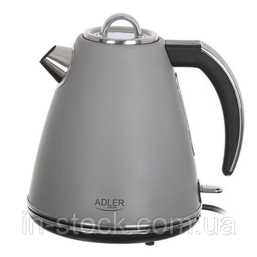 Чайник електричний Adler AD 1343 grey 1,5 L
