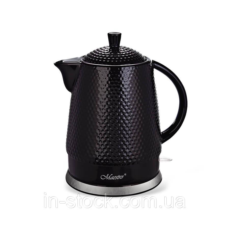 Електрочайник керамічний MAESTRO MR-069-BLACK  - 1.5л