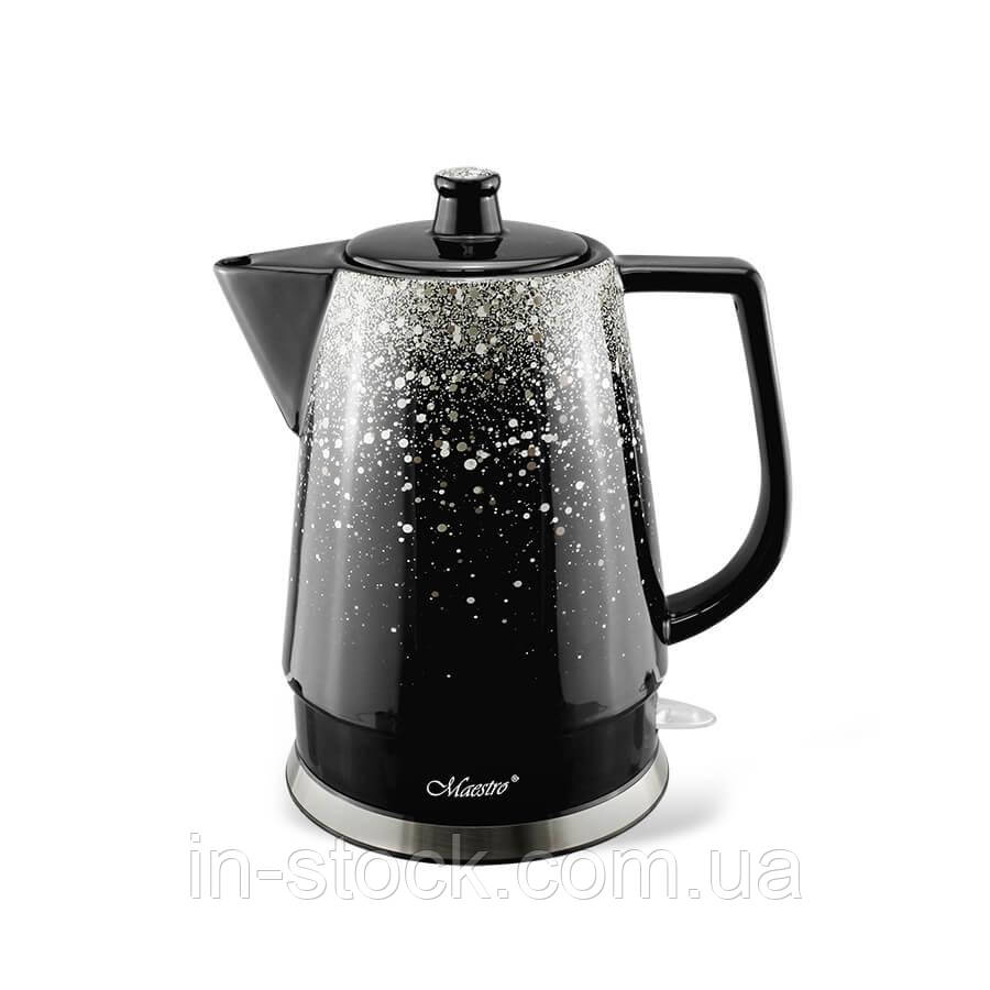 Електрочайник керамічний MAESTRO MR-074-SILVER - 1.5л