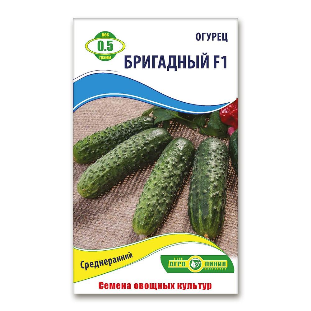 Насіння огірка Бригадний F1 0,5 г, Агролінія