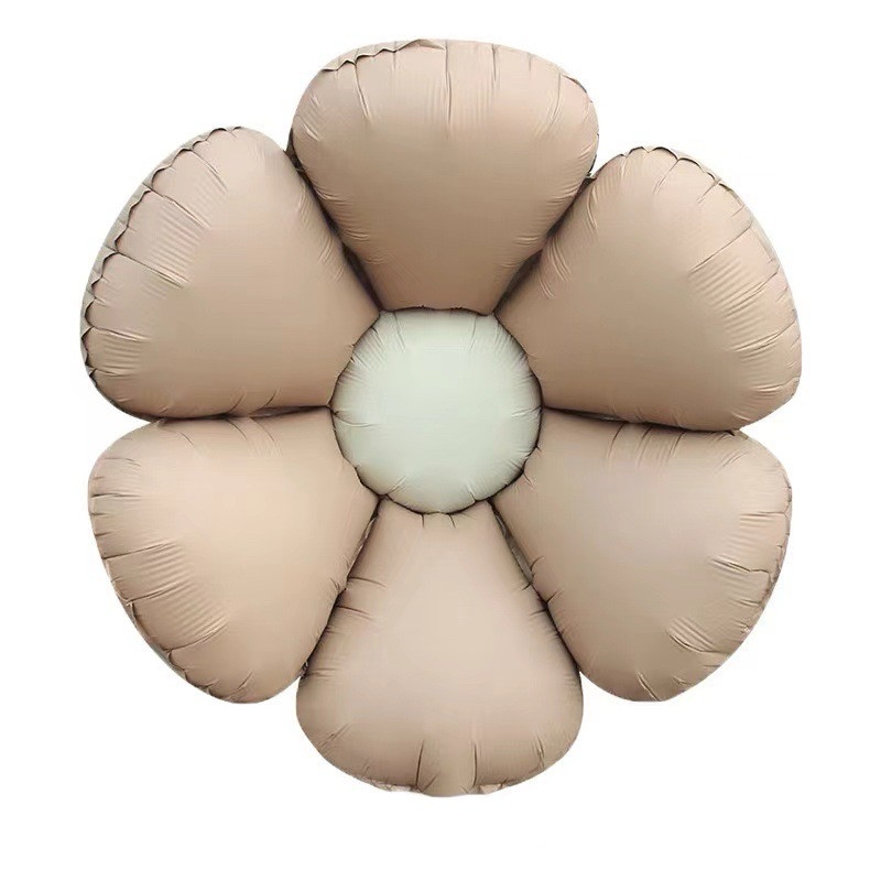 Фольгована кулька квітка ромашка 71х71 см колір капучино, фото 1