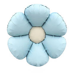 Фольгована кулька квітка ромашка 71х71 см голуба