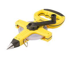 Рулетка геодезична MASTERTOOL 30 м 13 мм сталеве полотно 67-3013