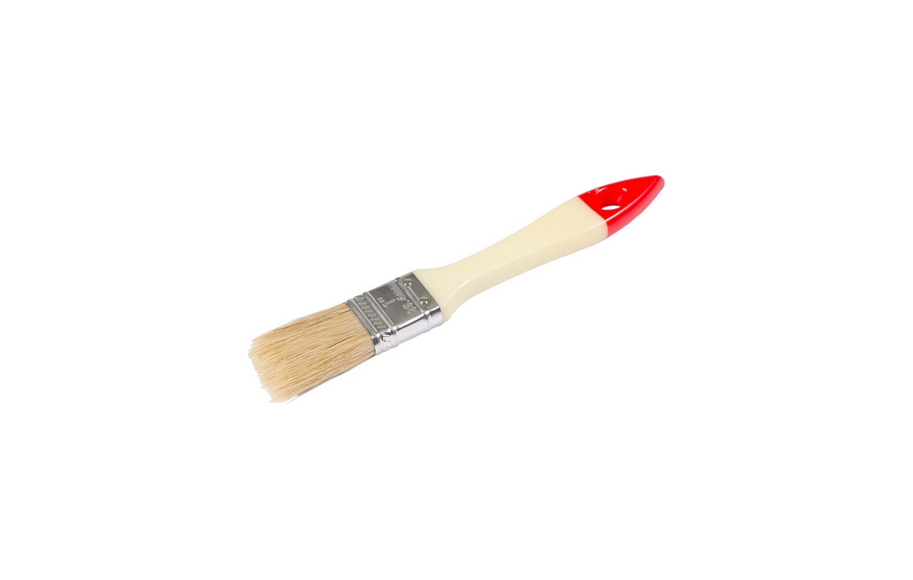 Пензель малярський флейцевий MASTERTOOL "СТАНДАРТ" 1.0" 25 мм/11 мм/38 мм 91-1625 (упаковка 12шт.)