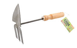 Сапа MASTERTOOL "Нептун" з дерев'яною ручкою 260х155х70 мм 14-6189 (14-6189)