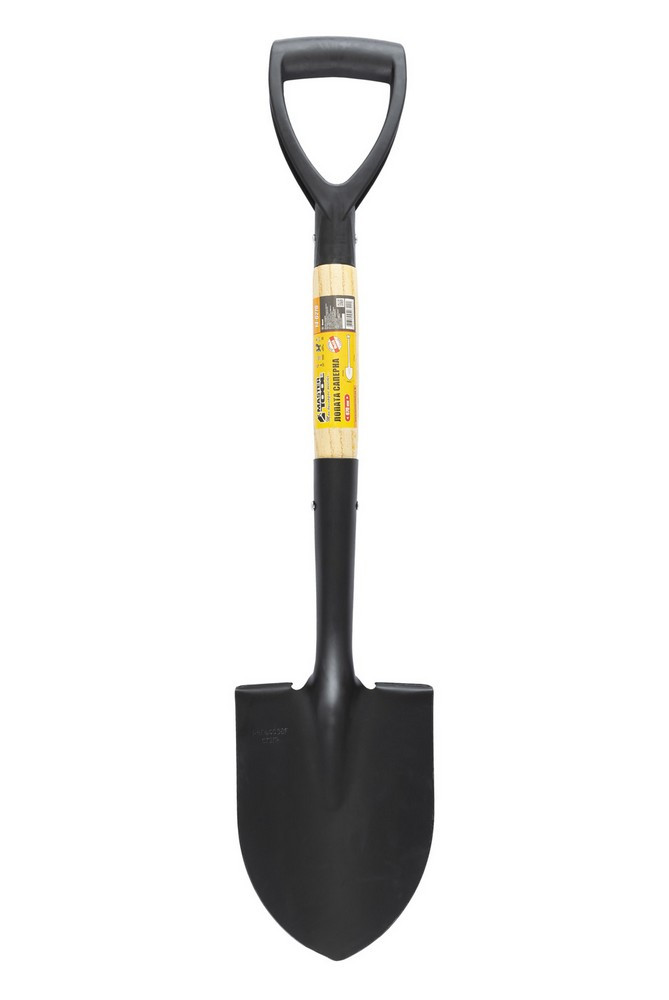 Лопата саперна MASTERTOOL 150х205х670 мм з дерев'яною ручкою 14-6276 (мт14-6276)