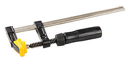 Струбцина столярна MASTERTOOL F-Type 200х50 мм 1700 Н дерев'яна ручка DIN 5117 07-0001