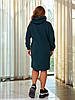 Сукня тепла на флісі з капюшоном БАТАЛ, фото 9