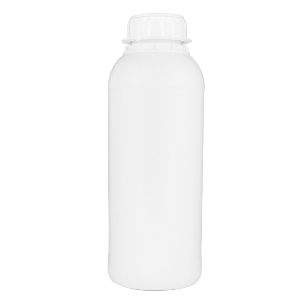 Каністра 1 л пластикова біла (кругла), фото 1