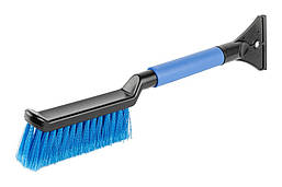 Щітка для снігу автомобільна MASTERTOOL 400 мм зі скребком 90 мм 84-0020 (мт84-0020)