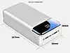 Power Bank ProTech B-06 30000 mAh LCD LED Фонарик, фото 4