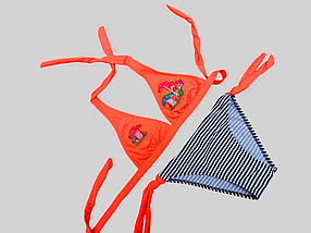 Детский подростковый купальник Samegame 21040 Оранжевый; черный   В наличии только 34 36 38 40 42 размеры