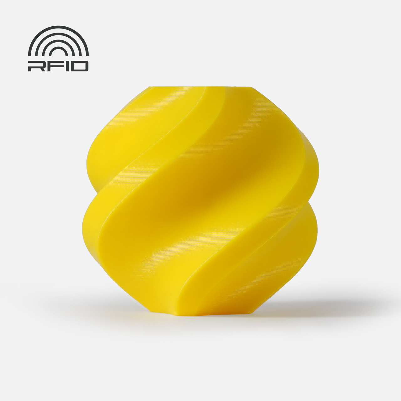 Пластик філамент для 3Д-друку Bambu Lab ABS Yellow (40400), Reusable Spool, 1.75мм, 1кг, 398м, 240-270°C, Жовтий