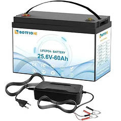 Аккумулятор Bottione 25.6V/60AH, LiFePO4, 1536W*h