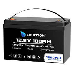 Акумулятор для ДБЖ (UPS) Louitton LiFePO4 12V100AH (1280Wh)