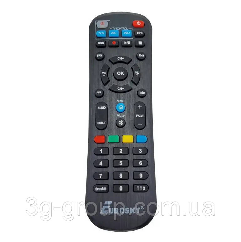 Пульт Eurosky ES-16, ES-17, ES-18, ES-15, ES-11 (TV Control)