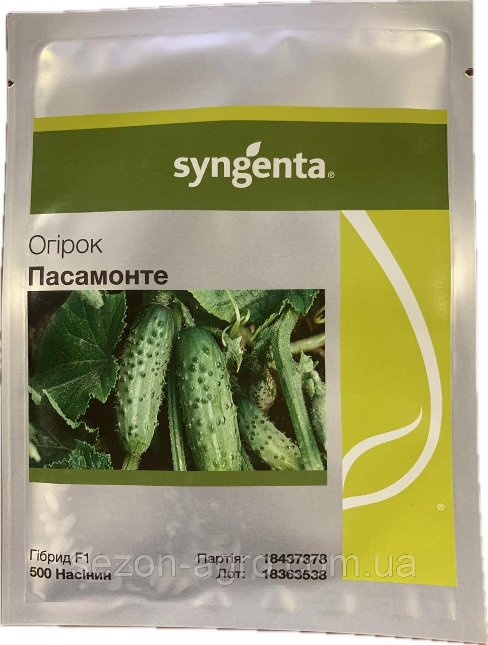 Огірок Пасамонте F1 500 н. Syngenta