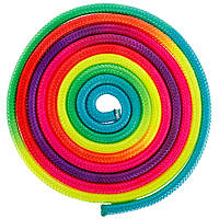 Скакалка для художньої гімнастики 3 м Веселка CIM-Y028